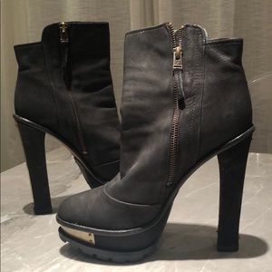 Brian Atwood leather ankle boots - Sz 7.5/8